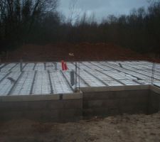 Pr&eacute;paration pour le plancher b&eacute;ton