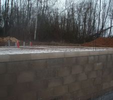 Pr&eacute;paration pour le plancher b&eacute;ton