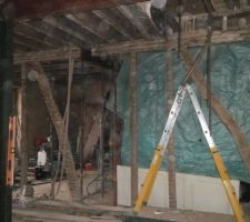 Suppression des murs porteurs du RDC