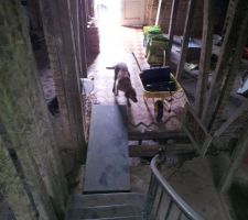 D&eacute;molition des murs en torchi   pl&acirc;tre