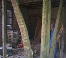 D&eacute;molition des murs en torchi   pl&acirc;tre