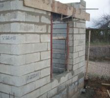 Vue sur la fenetre de la chambre du rdc