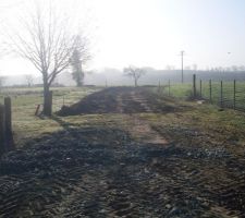 Début des travaux pour le chemin