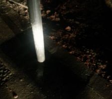 Lampadaire d&eacute;plac&eacute;