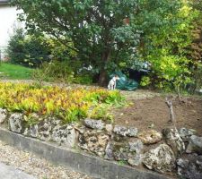 Au mois d'octobre, mon beau-père a enlevé tout le parterre de muguets il y en avait beaucoup trop