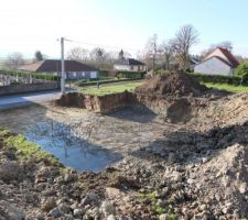Le lendemain l'eau était déjà de la partie