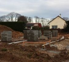 Parpaings pour le vide sanitaire livrés