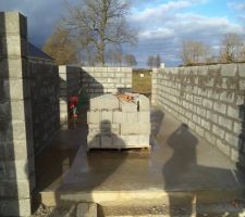 &Eacute;l&eacute;vation des murs - 19/01/2014