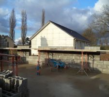 &Eacute;l&eacute;vation des murs - 19/01/2014