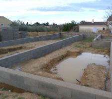 La piscine est prête!