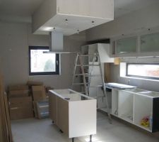 La cuisine en bonne voie !!