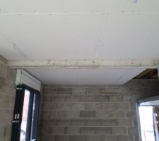 Délimitation bureau vs garage qui lui n'est pas équipé de plafond !!!