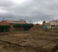 Terrassement partie maison