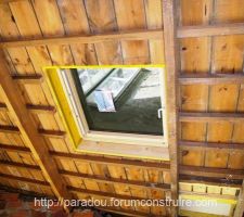 Pose du velux Salon