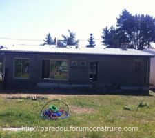 La maison et sa nouvelle couverture