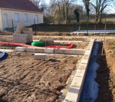 Premier rang pour le soubassement