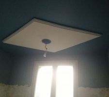 Plafond bleu canard :-S