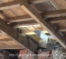 Souche du conduit de feu Poujoulat