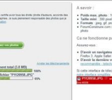 Capture bug chargement photos...