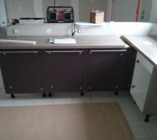 Pose de la cuisine