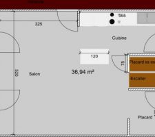 SweetHome 2D plan RDC