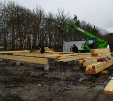 Vue d'ensemble du chantier.