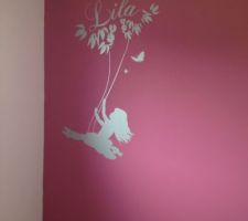 Sticker chambre fillette