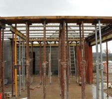 Pr&eacute;paration du plancher hourdis