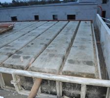Plancher haut cuisine avant coulage de la dalle