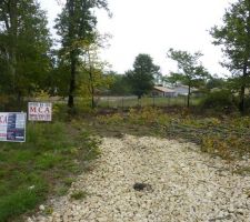 Terrain "pendant la pr&eacute;paration"