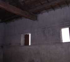 Mur nord depuis l'intérieur