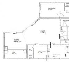 Nouveau plan intérieur de la maison