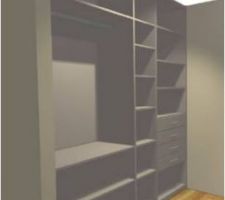 Vue 3D dressing madame