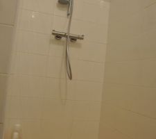 1ère douche à l'italienne terminée...