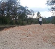 Suite am&eacute;nagement du chemin d'acc&egrave;s