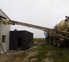 Réalisation des chapes à l'étage