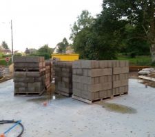 Elévation des murs du rez de chaussée