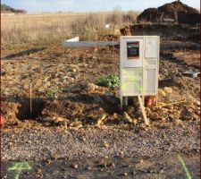 Petit soucis sur l'emplacement du coffret gaz/ EDF, qui n'est pas au bon endroit. Nous avons reçu l'engagement écrit que cela serait corrigé.