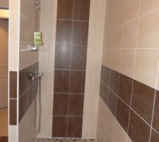 Douche à l'italienne