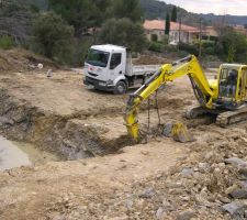 Fondation ouest -- mur de refend--là où est le mion se sera le mur est