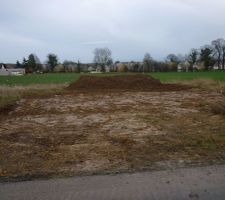 Terrain décapé