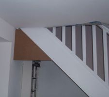 Pr&eacute;paration du placard sous escalier