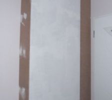 Coffrage du compteur. Mise en peinture