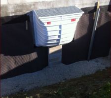 Installation de la cour anglaise