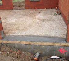 Entr&eacute;e garage fait