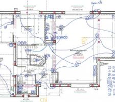 Plan électrique et légende associée