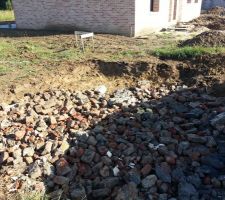 Debut de l'acces au chantier