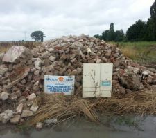 Brique pour acces chantier