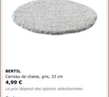 Coussin ikéa ,qui peuvent servir pour les chaises eames
