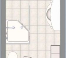 Projet de salle de bain avec douche italienne